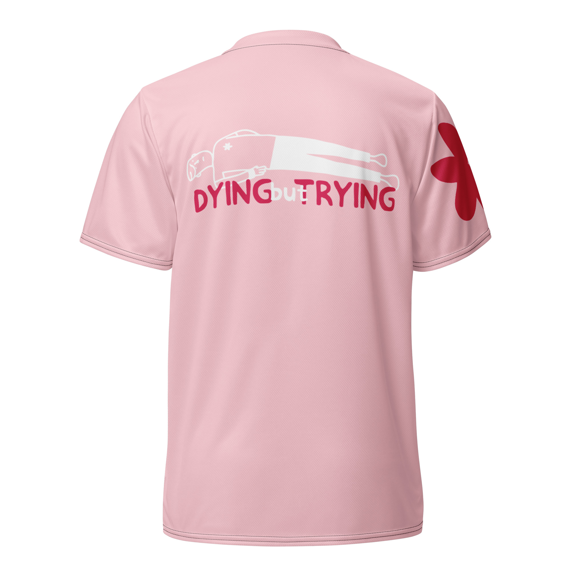 Maillot sport Dying but Trying Rose – Image 2