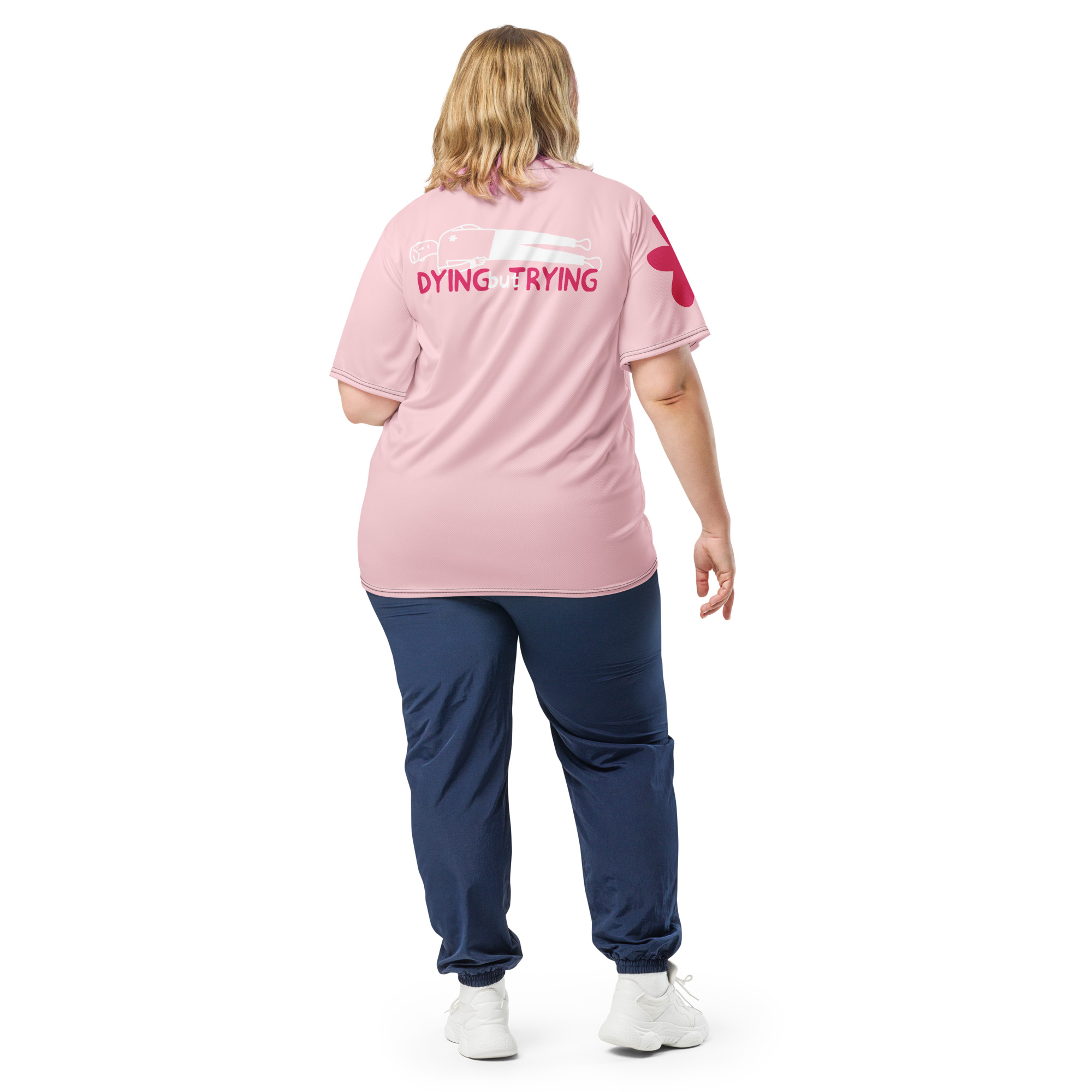 Maillot sport Dying but Trying Rose – Image 8