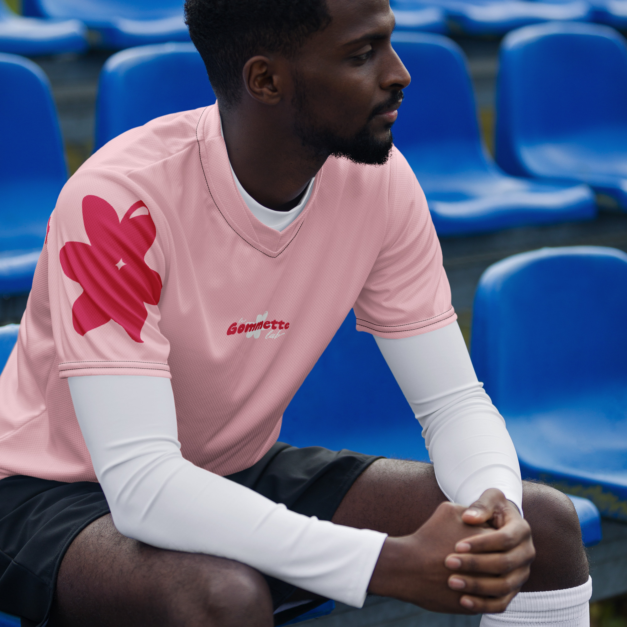 Maillot sport Dying but Trying Rose – Image 9