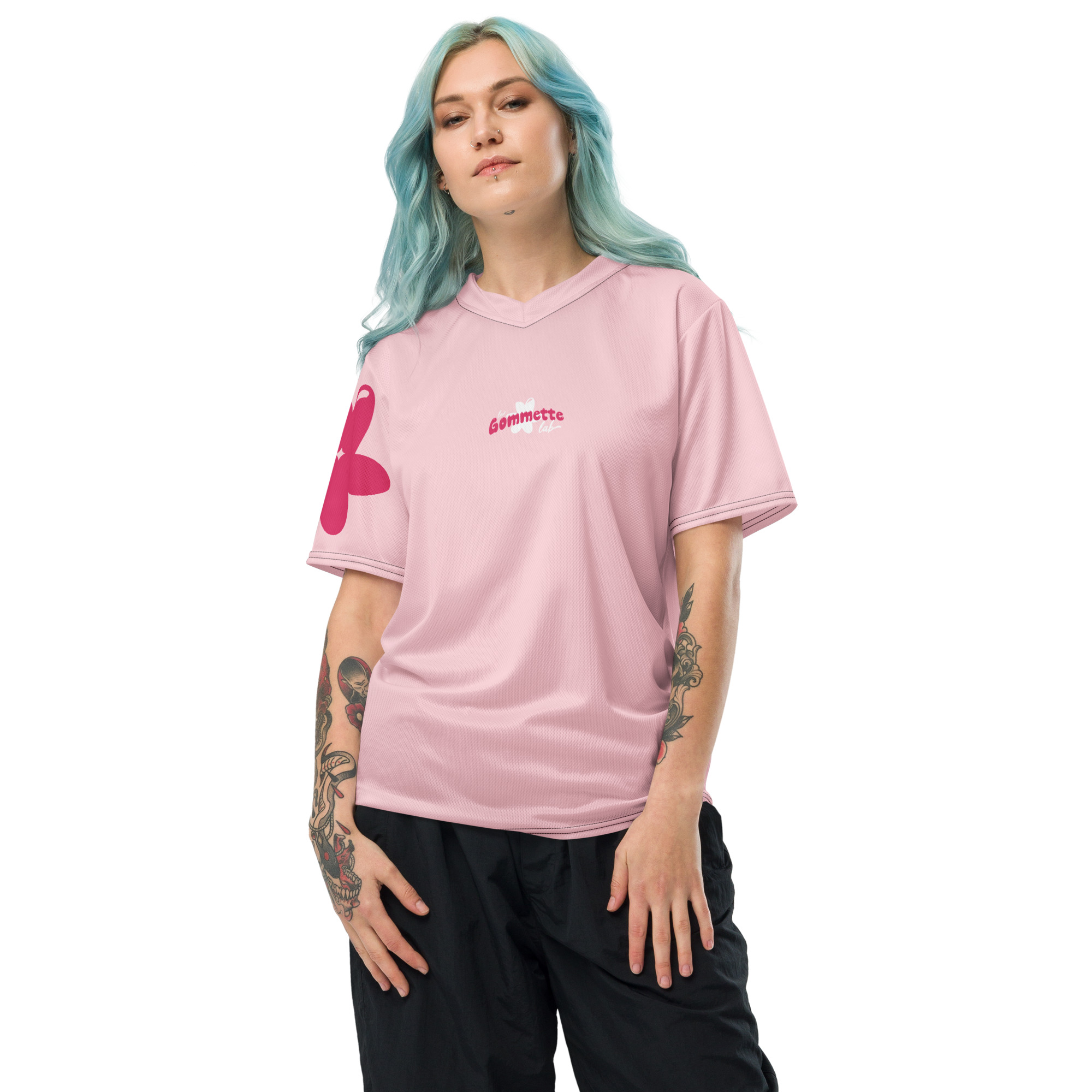 Maillot sport Dying but Trying Rose – Image 6