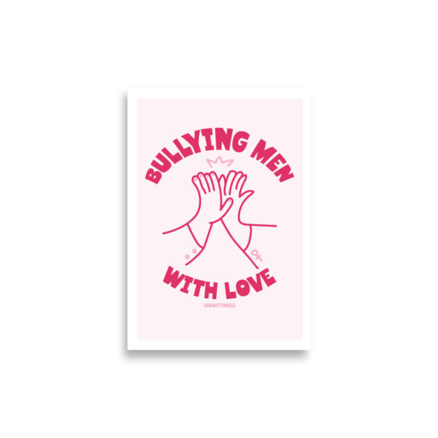 Poster Bullying Men Rose