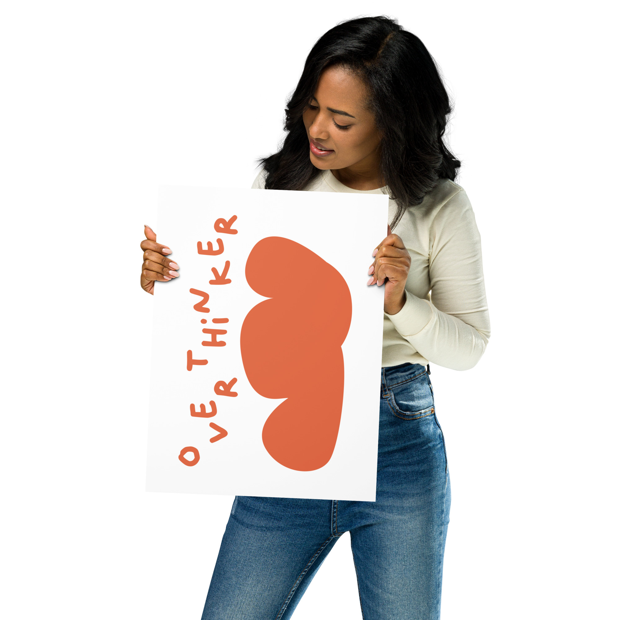 Poster Overthinker Orange – Image 2