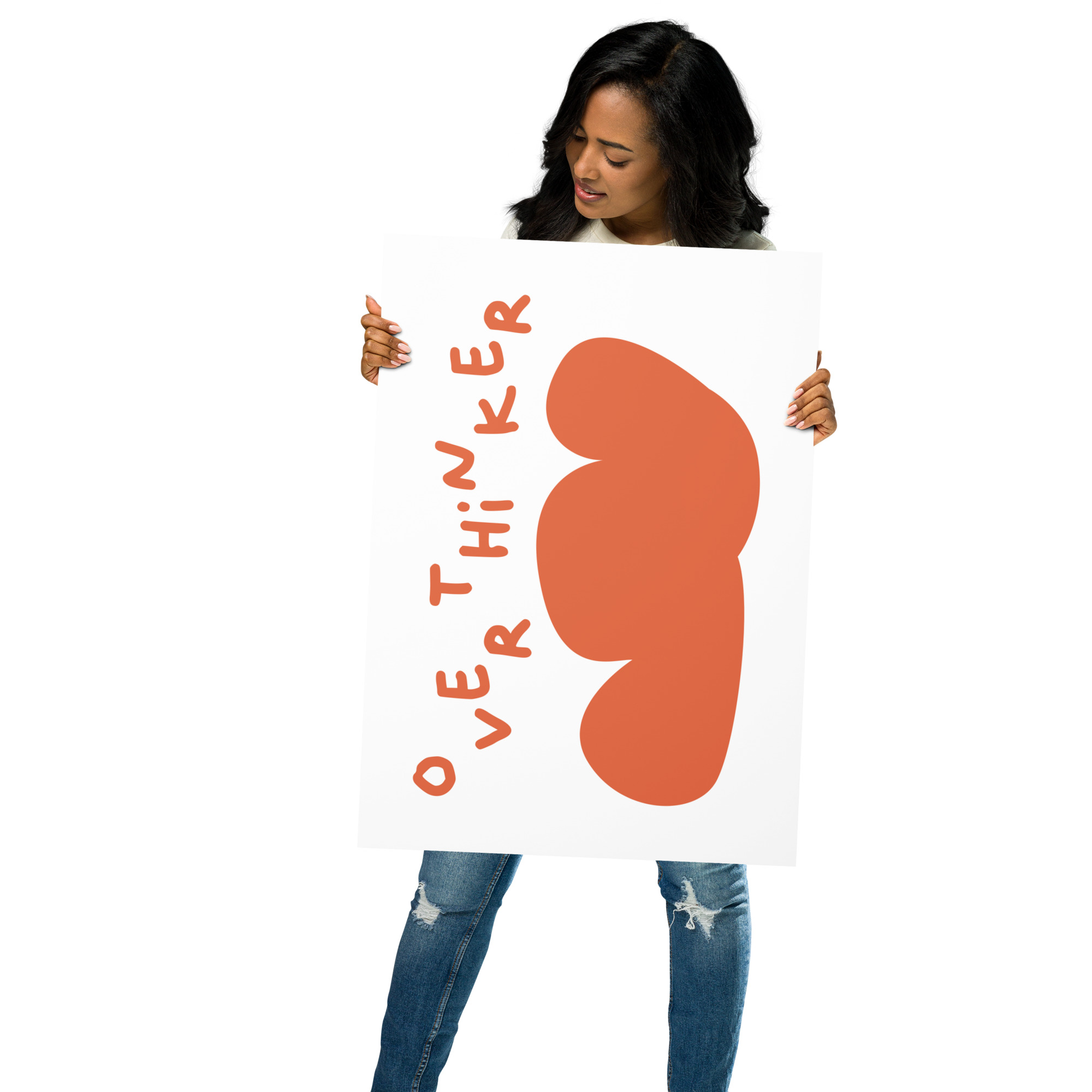 Poster Overthinker Orange – Image 3