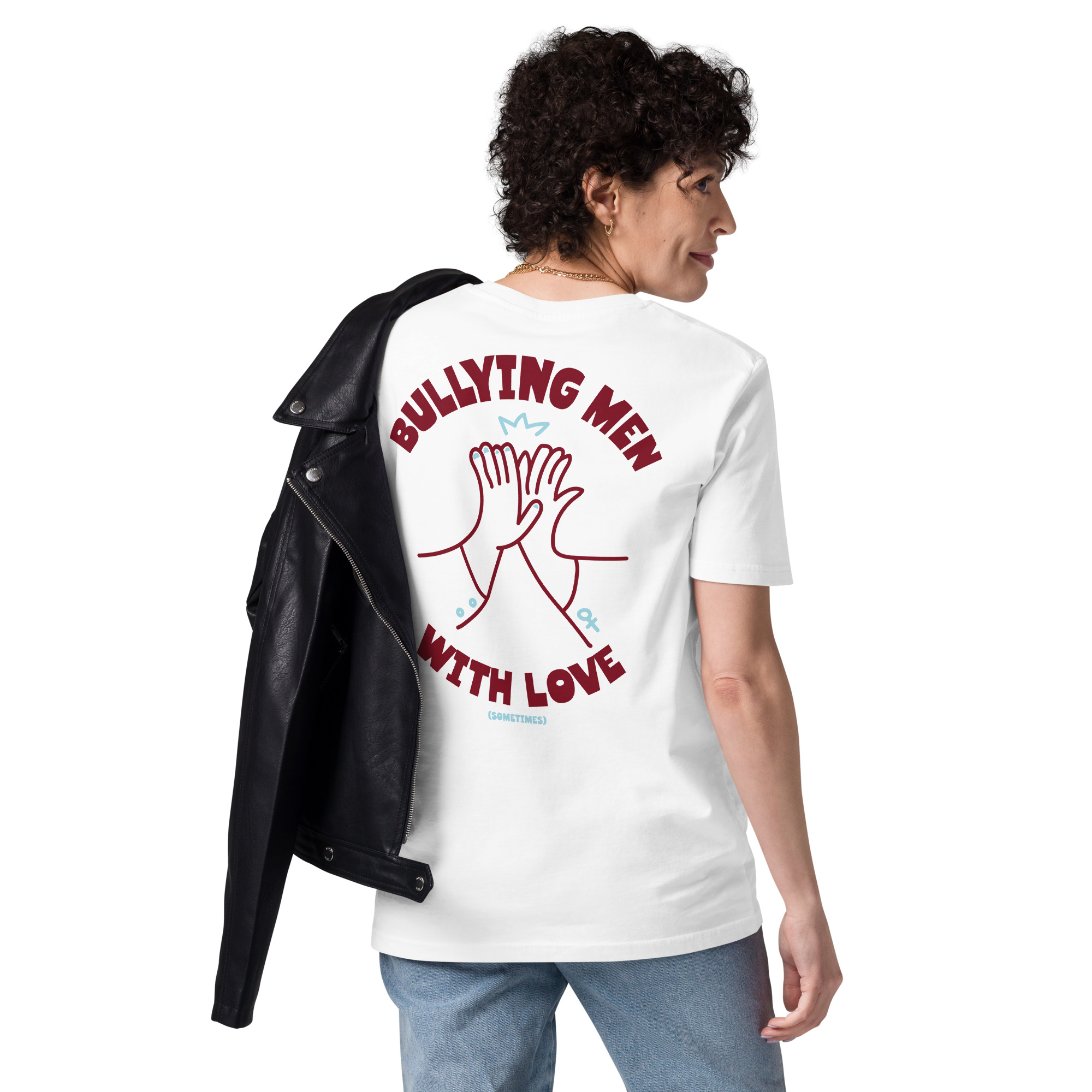 T-shirt Bullying Men Bordeaux – Image 7