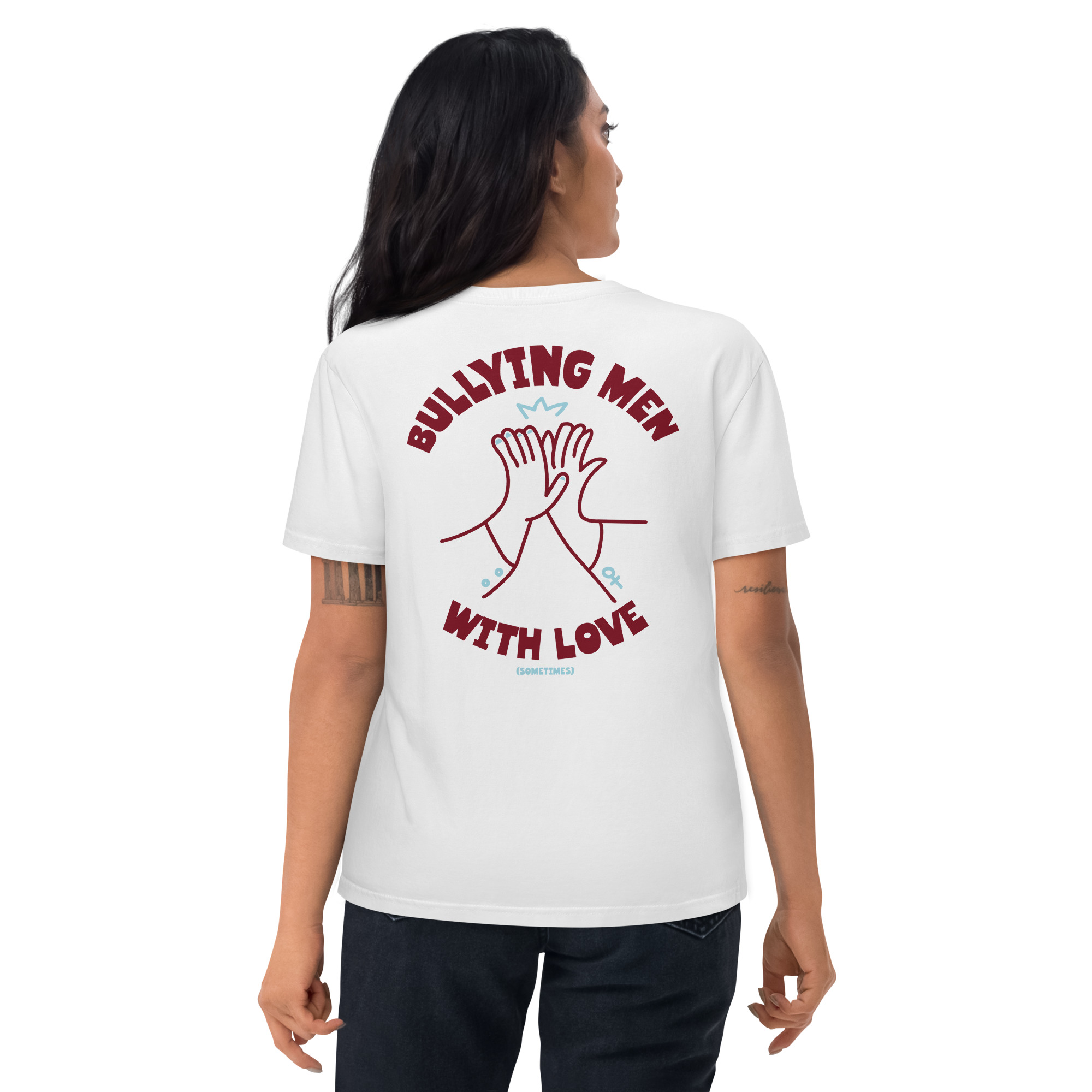 T-shirt Bullying Men Bordeaux – Image 6