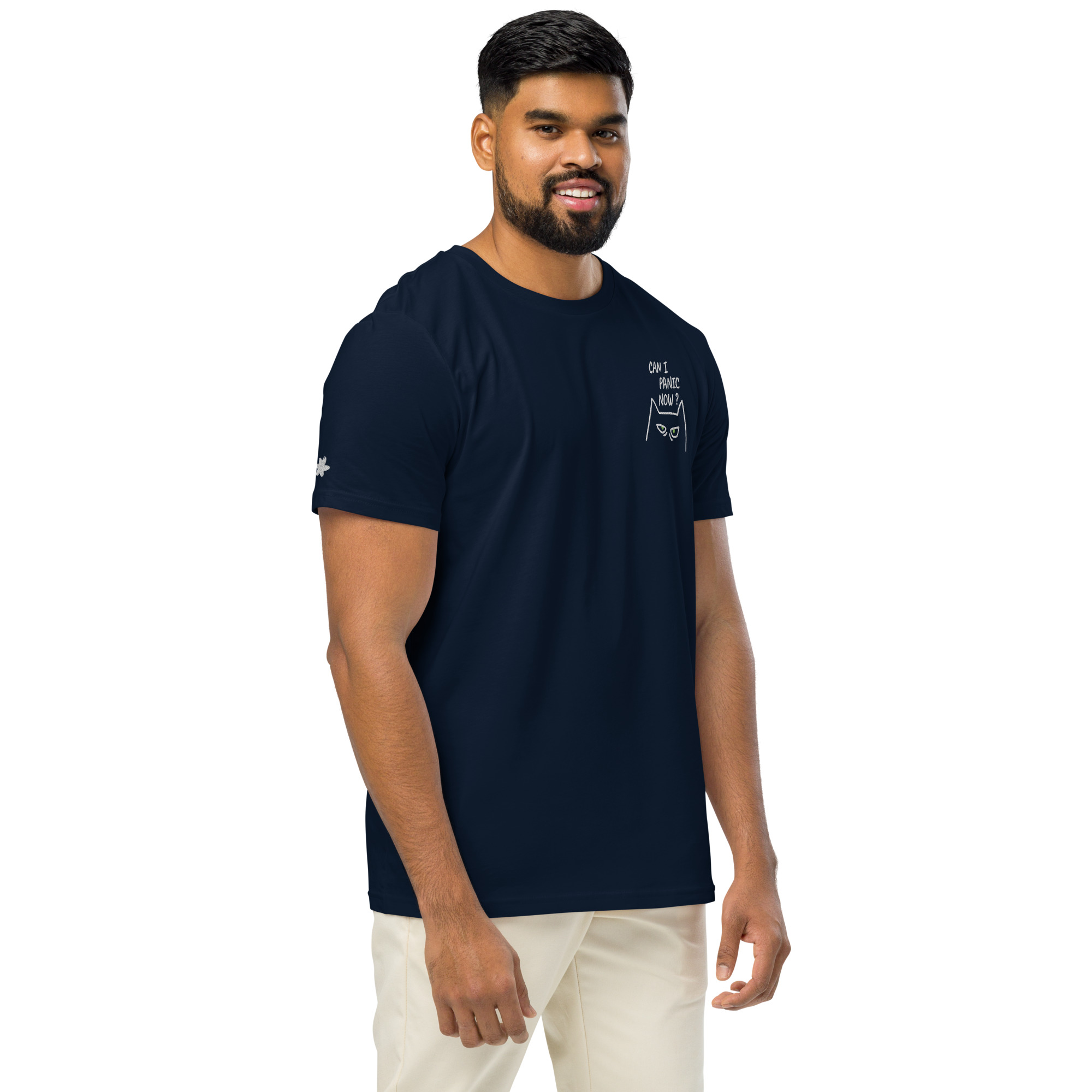 T-shirt Brodé Panic Cat – Image 11