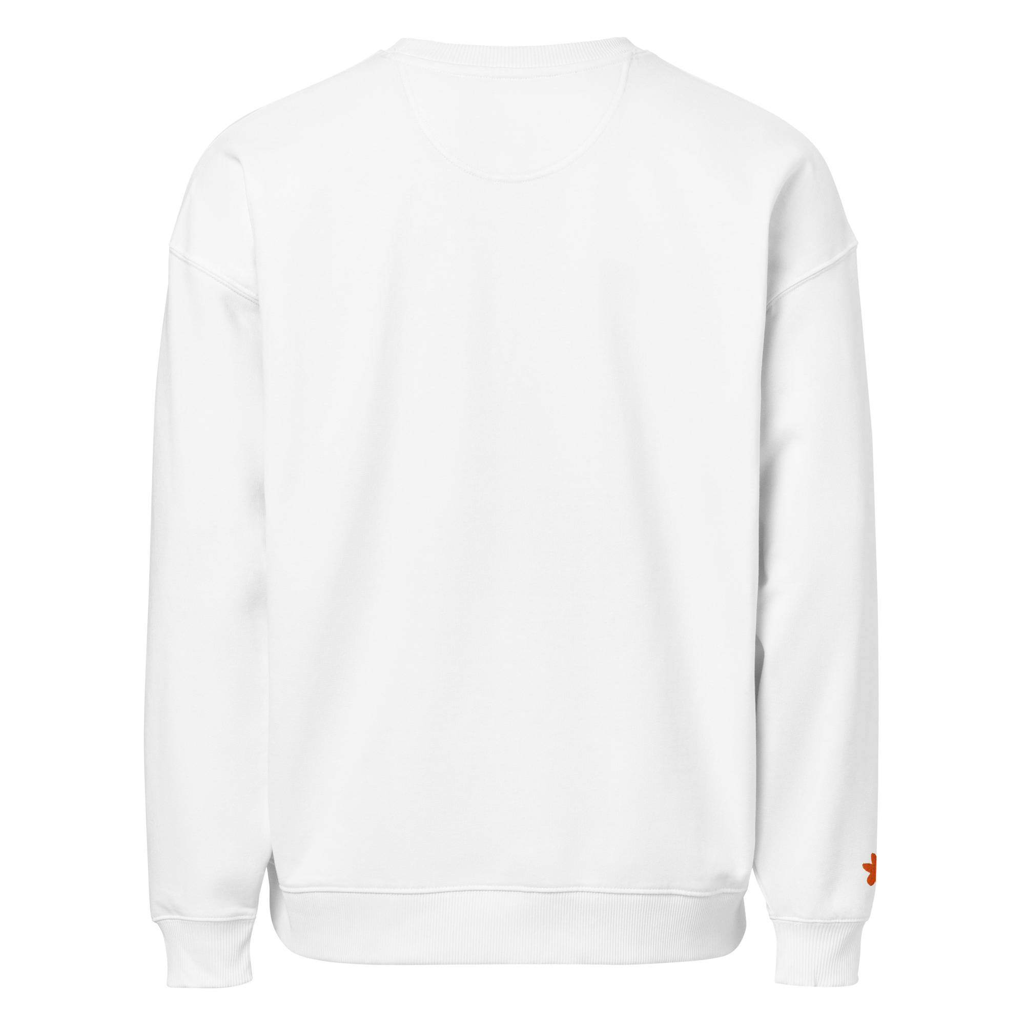 Sweat oversize Brodé Chat-fleur – Image 2