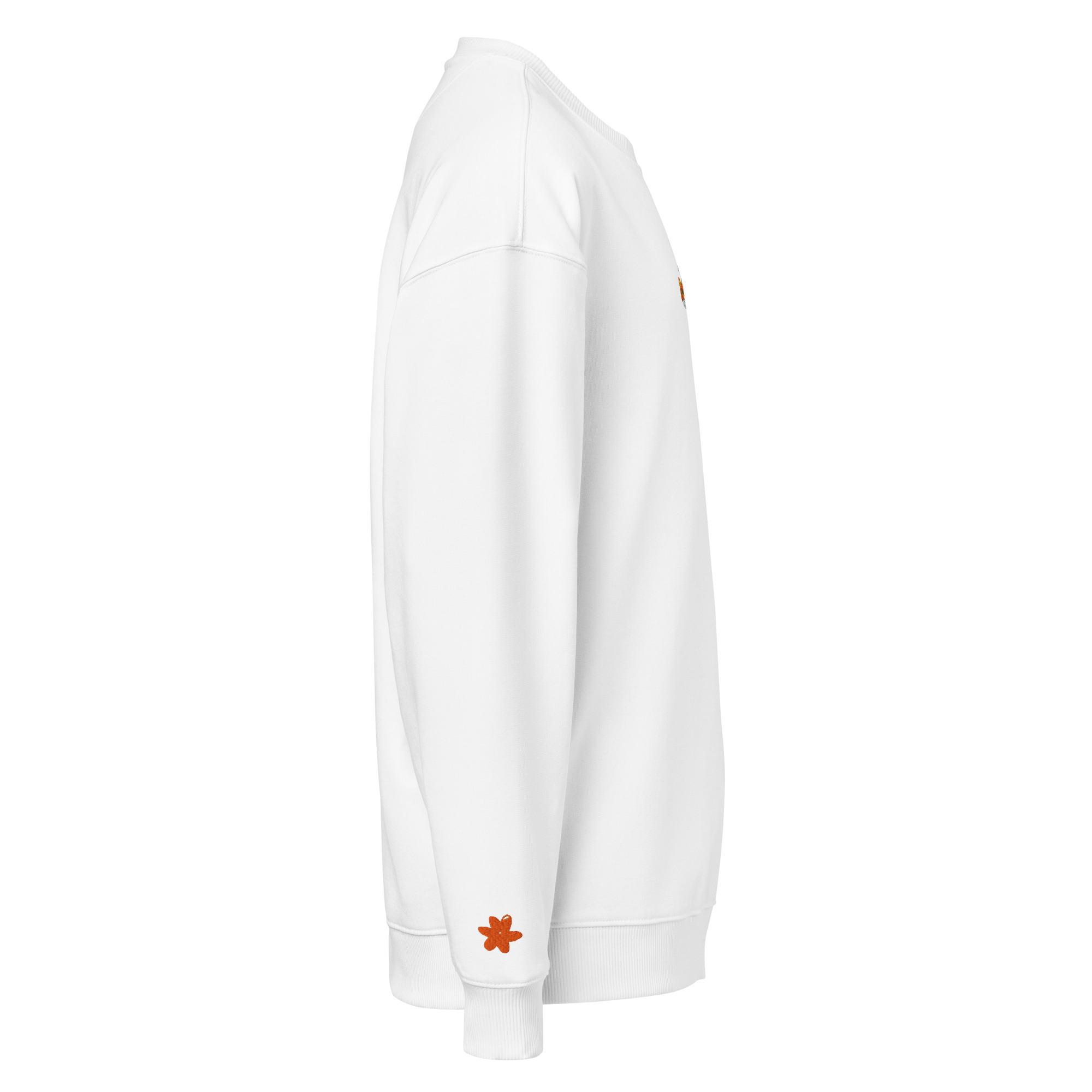 Sweat oversize Brodé Chat-fleur – Image 4