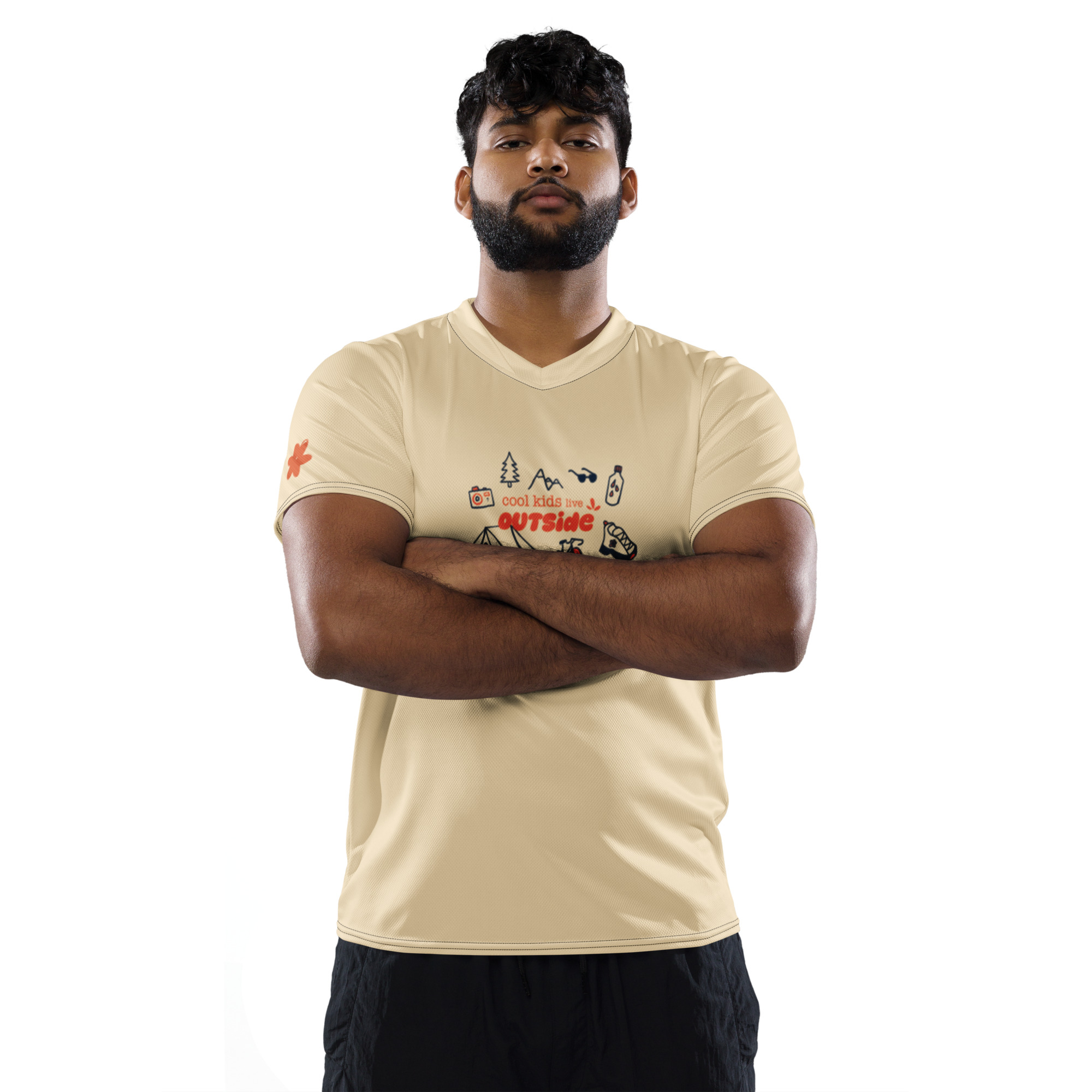 Maillot sport Cool kids Crème – Image 4