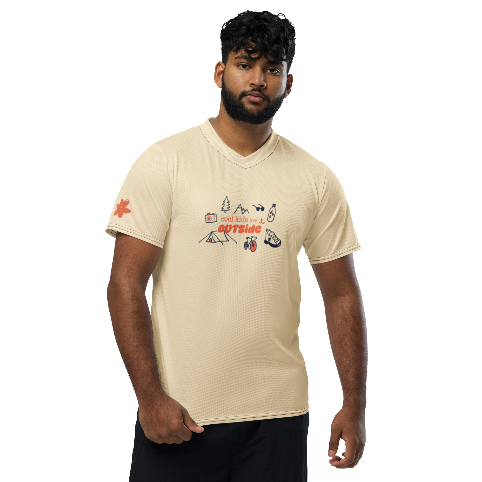 Maillot sport Cool kids Crème – Image 3