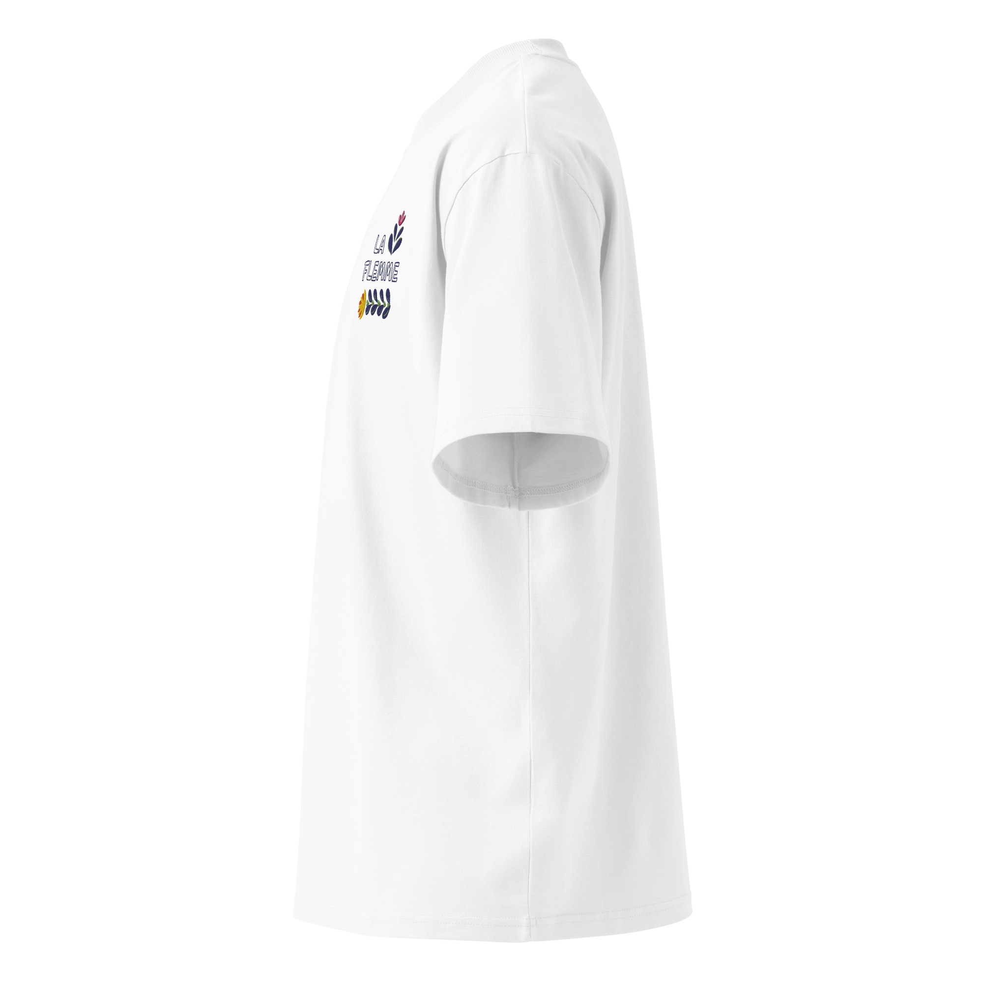 T shirt oversize La flemme brodé – Image 3